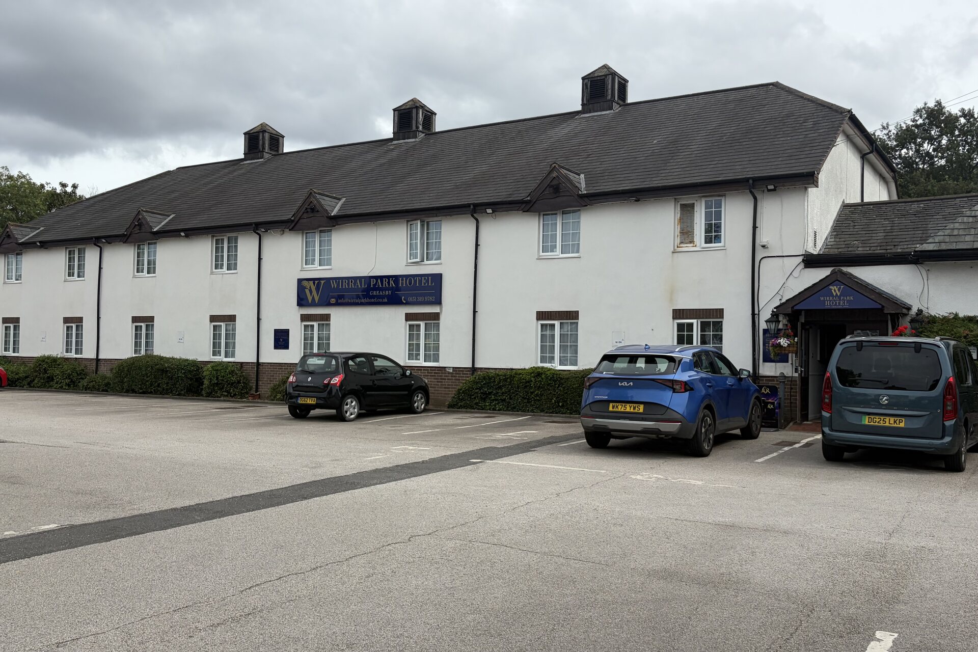 Wirral Park Hotel exterior, Greasby
